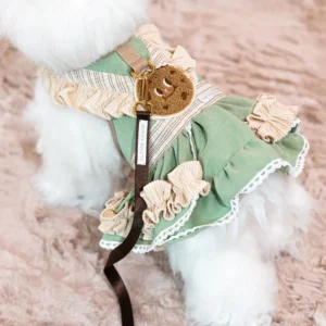 Butter COOKIE Couple Harness Dog & Cat with Free Matching Leash