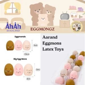 Eggmons Rubber Latex Dog Cat Toy Small