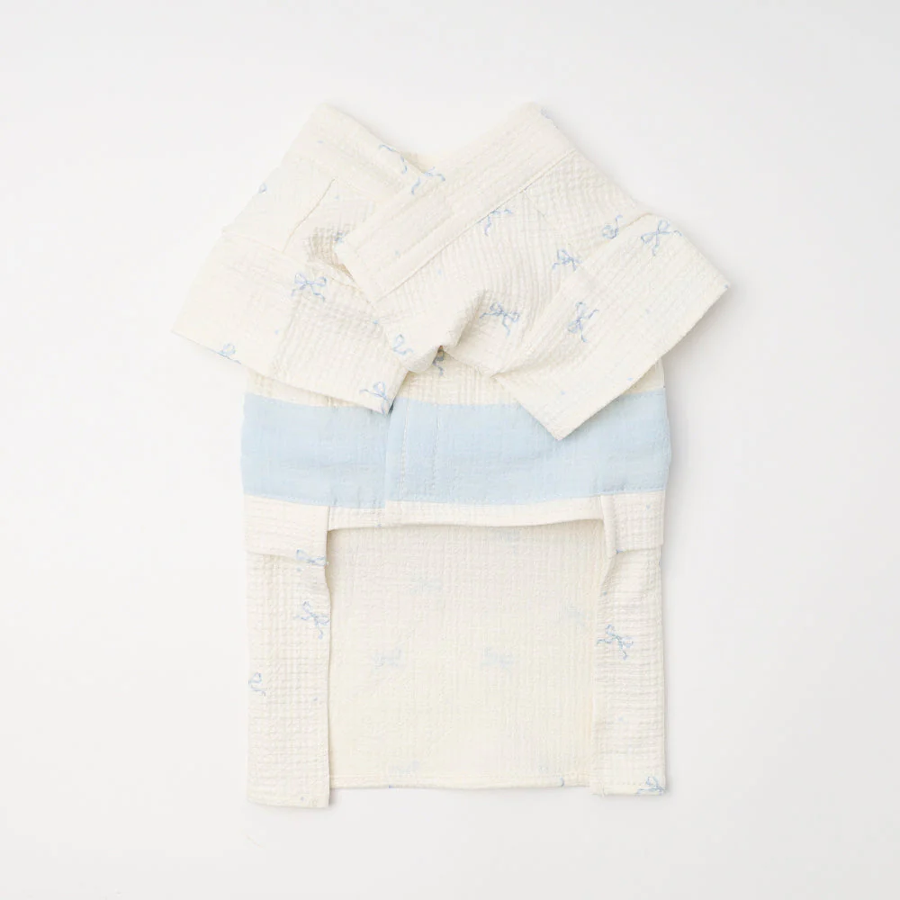 Cool ribbon heart pattern yukata (size M) - Image 3