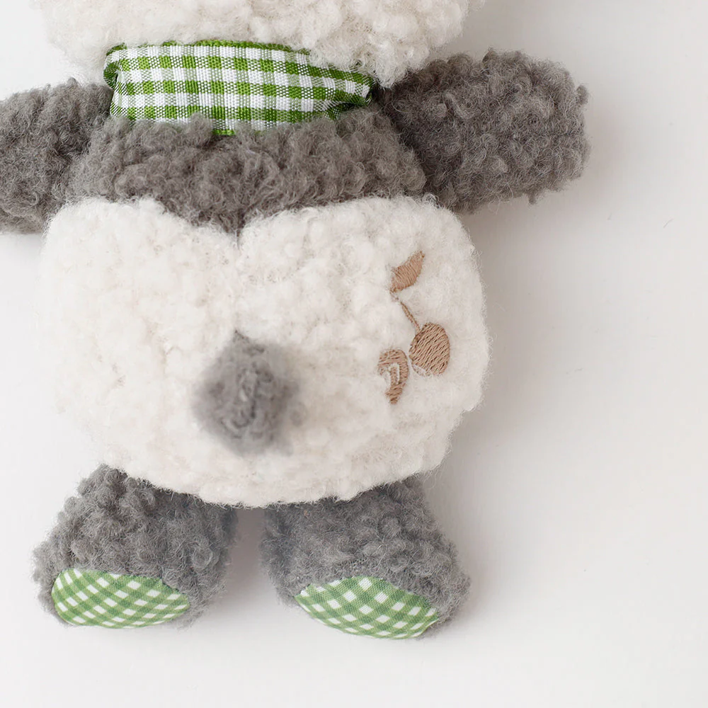 Panda Gingham Check Ribbon Plush - Image 4