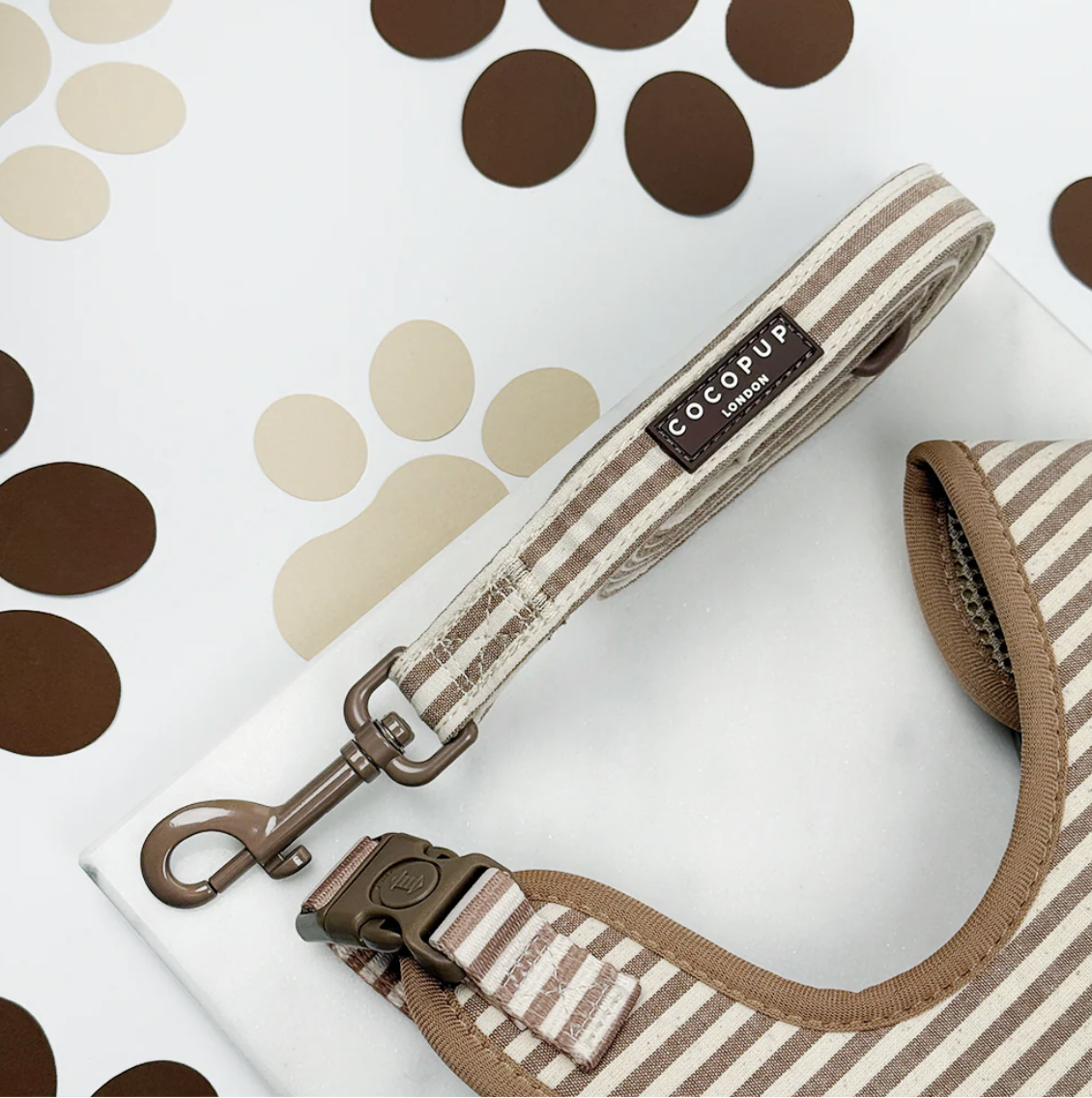London Linen Stripes Adjustable Neck HARNESS - Image 4